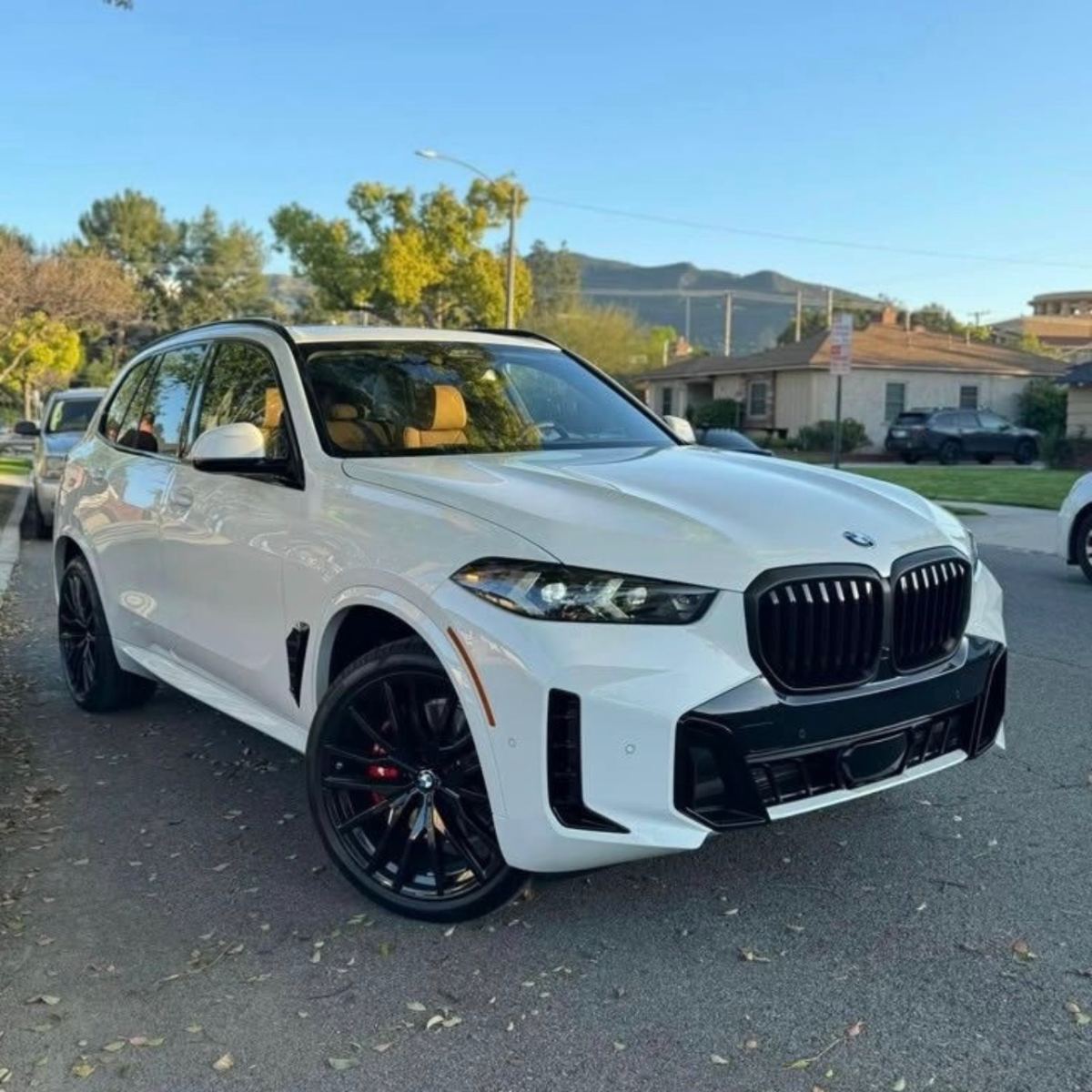 Detailed white SUV