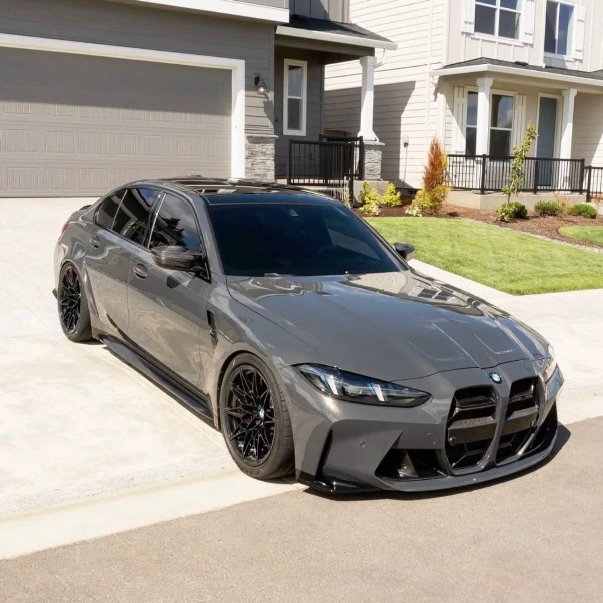Detailed sedan exterior