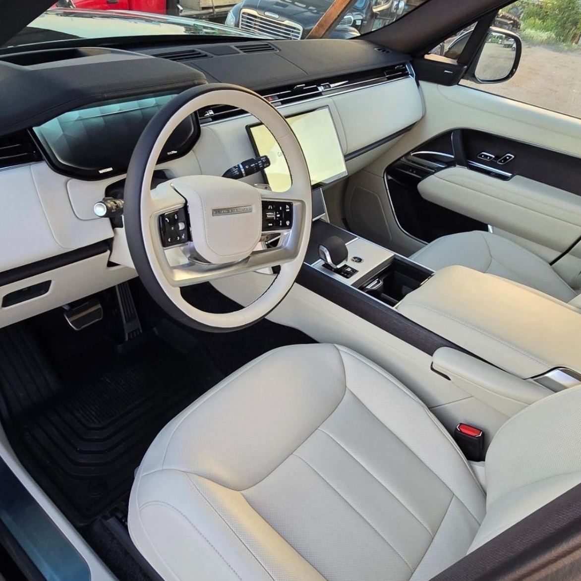 Detailed SUV interior